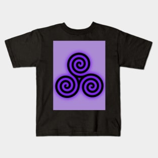 Triple Spiral Kids T-Shirt